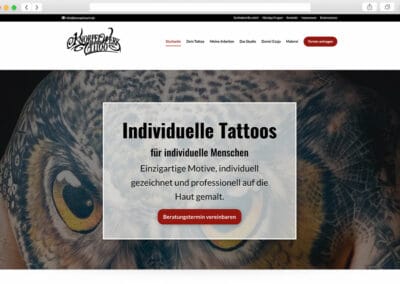 Website für Tattoostudio Knorpelwerk in Essen