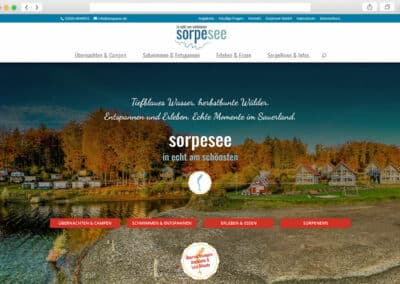 Neue Website für den Sorpesee im Sauerland